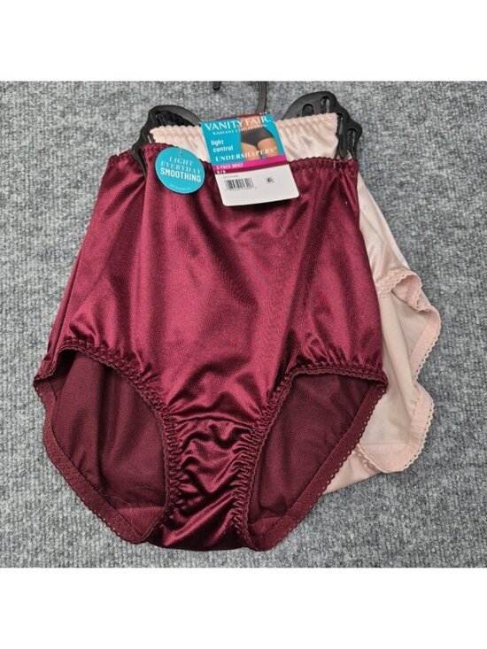 Vanity Fair Other - NEW S/5 Vanity Fair Radiant Collection 3 Pair Briefs Undershapers Red Pink Black